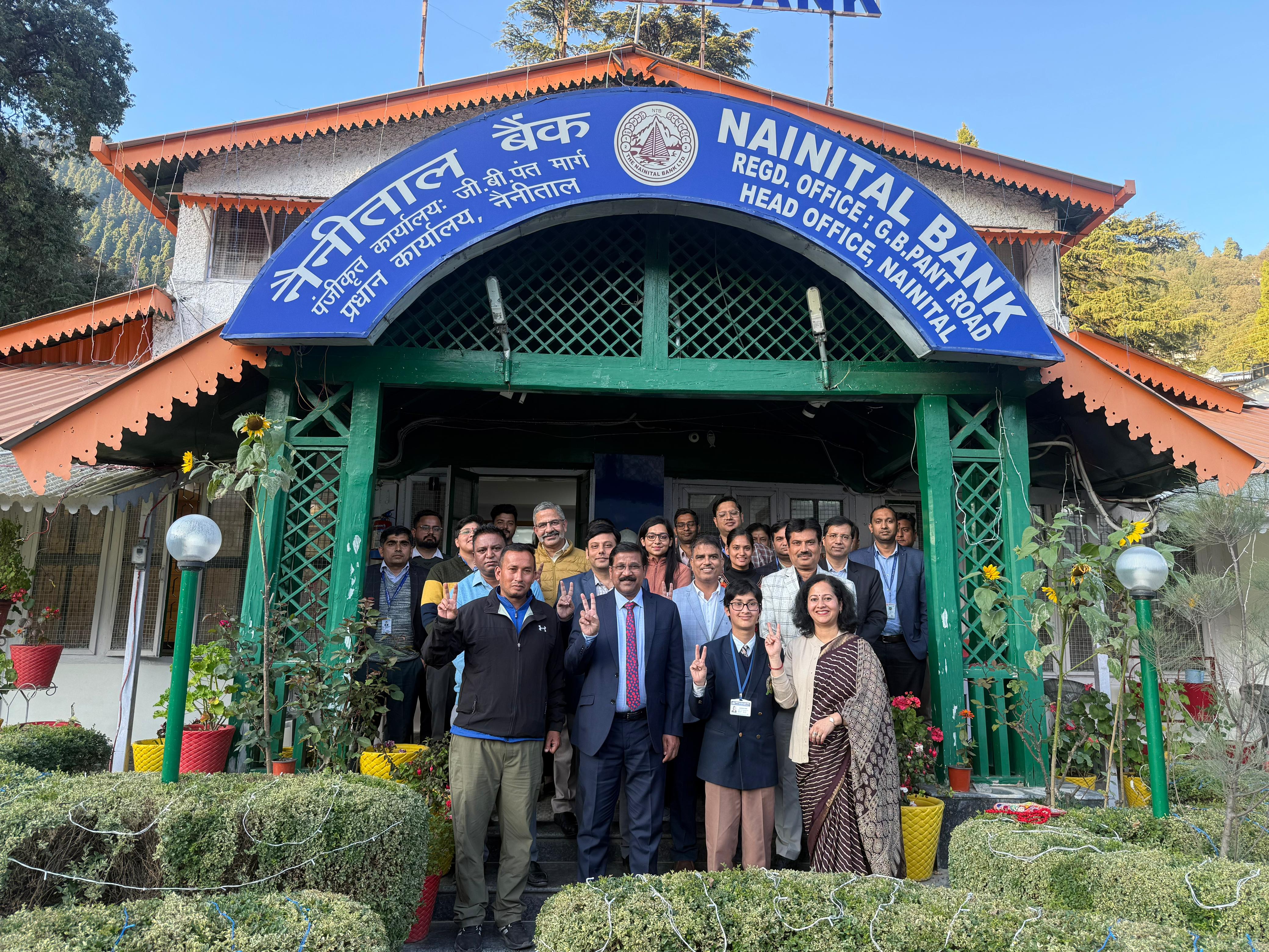 Nainital Bank has felicitated 15-year-old Vaishnavi Bisht from Nainital for winning the bronze medal in the 200-meter race at the prestigious 14th Junior & Sub-Junior Para Athletics National Championship 2025